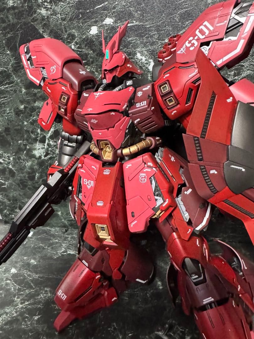 逆襲のシャア　MG サザビーverKA 塗装完成品　ガンプラ　プラモデル