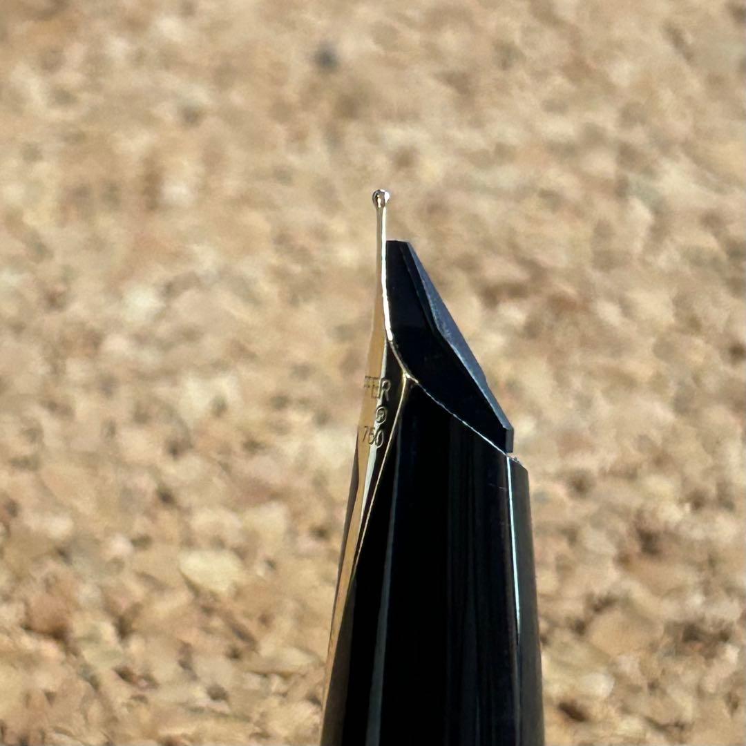 シェーファーレガシーヘリテージ万年筆　ブラックラッカーパラディウム ペン先18K