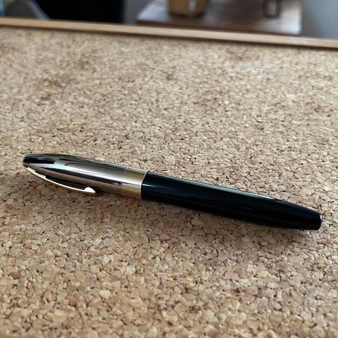 シェーファーレガシーヘリテージ万年筆　ブラックラッカーパラディウム ペン先18K