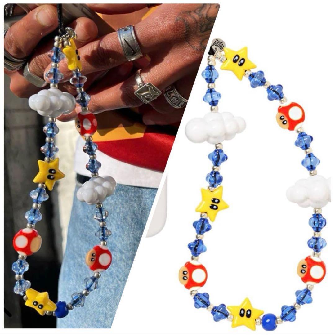 ストリングティング string ting マリオ スター きのこ　キノコ