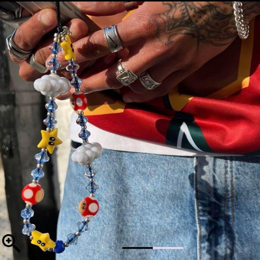 ストリングティング string ting マリオ スター きのこ　キノコ