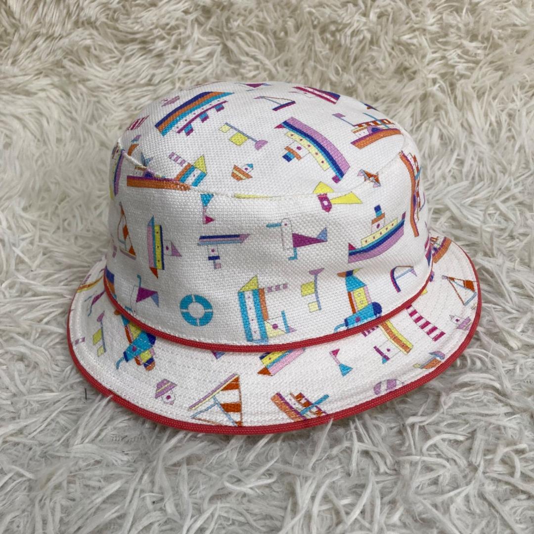 HERMES プティシャルティ ハット 子供用 キッズ サイズ52