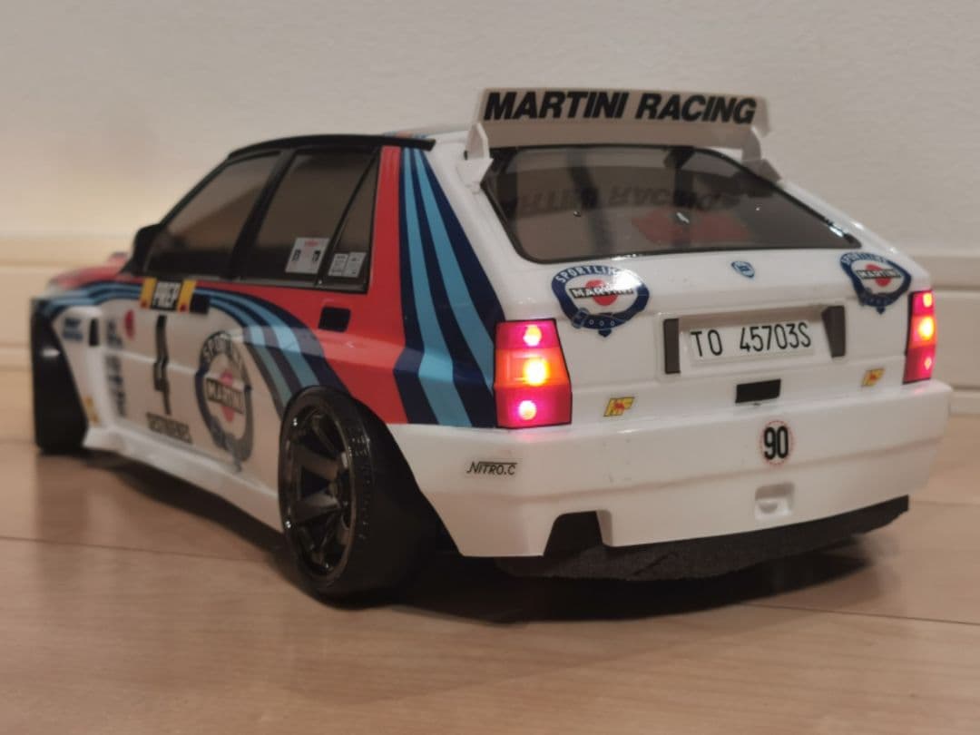 タミヤ ランチア デルタ インテグラーレ LED18灯 ボディ ラジコン RC