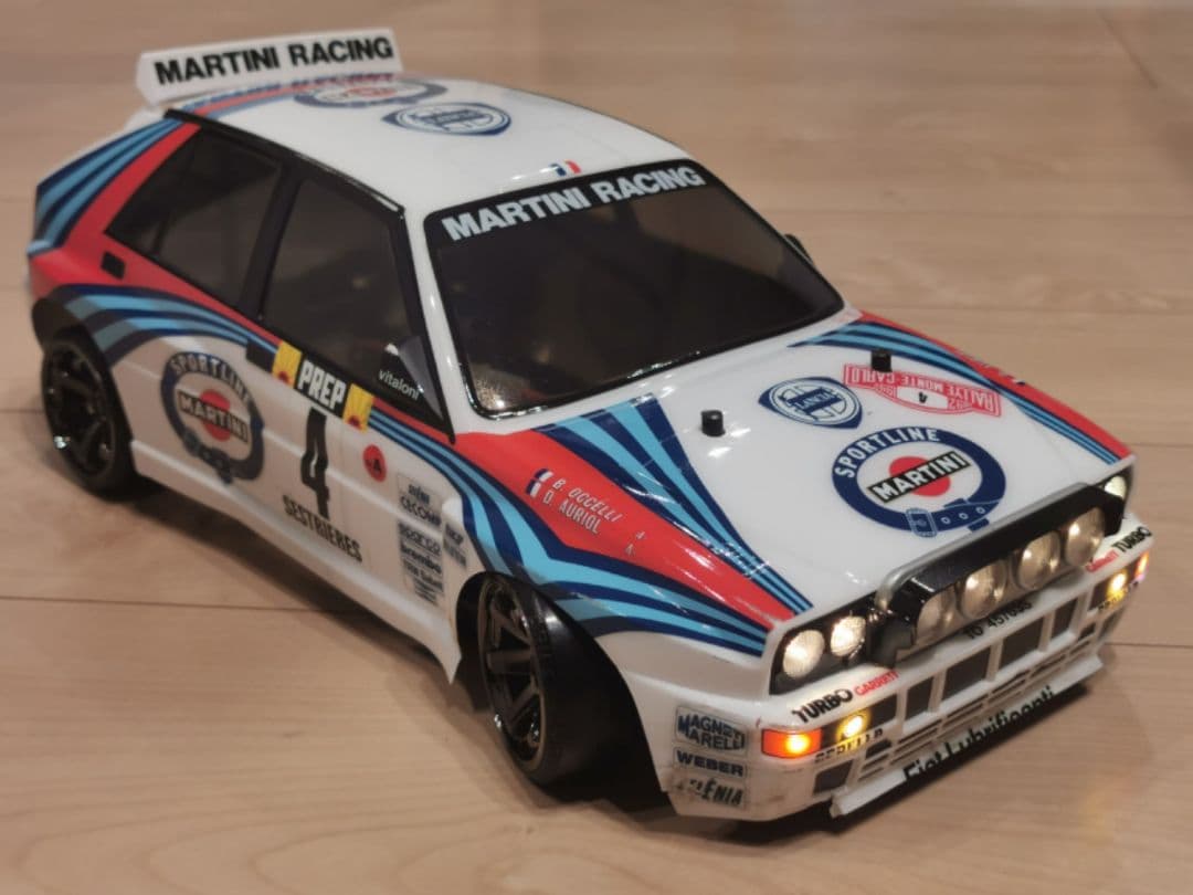 タミヤ ランチア デルタ インテグラーレ LED18灯 ボディ ラジコン RC