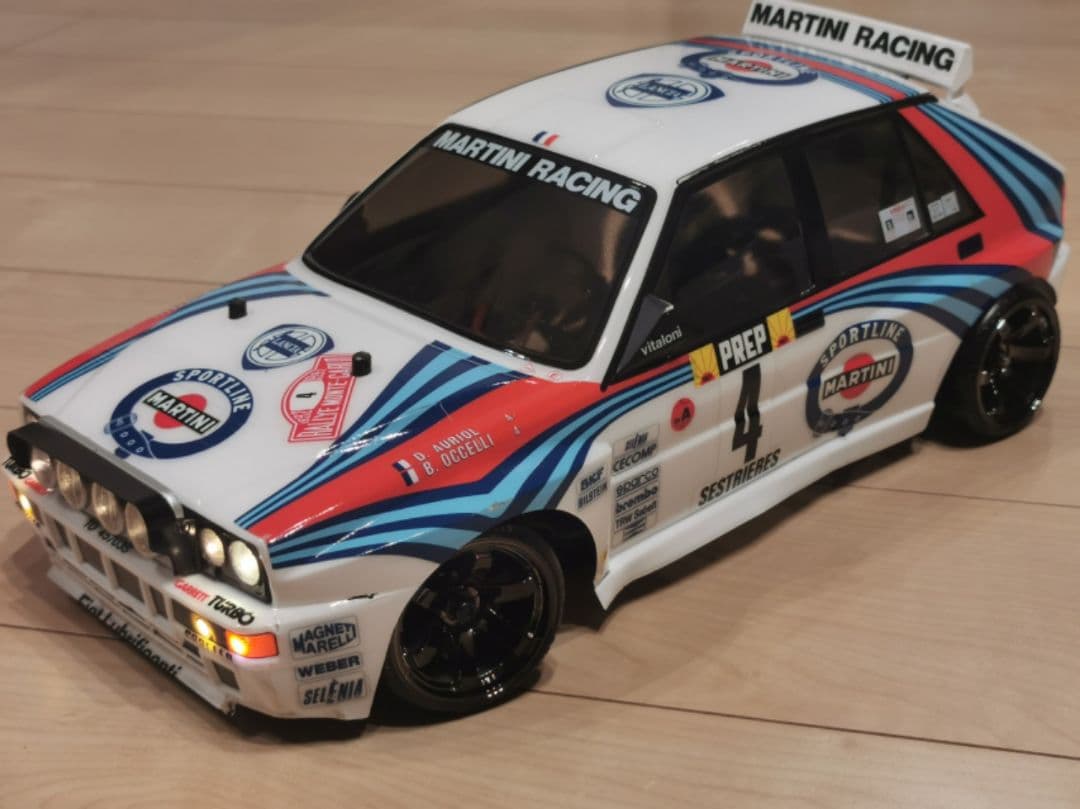 タミヤ ランチア デルタ インテグラーレ LED18灯 ボディ ラジコン RC