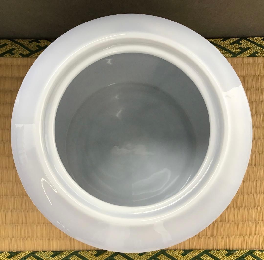 茶道具　天晴釉水指　素山窯　長江惣吉(曜変天目で有名作家)栞　共箱　S178MS