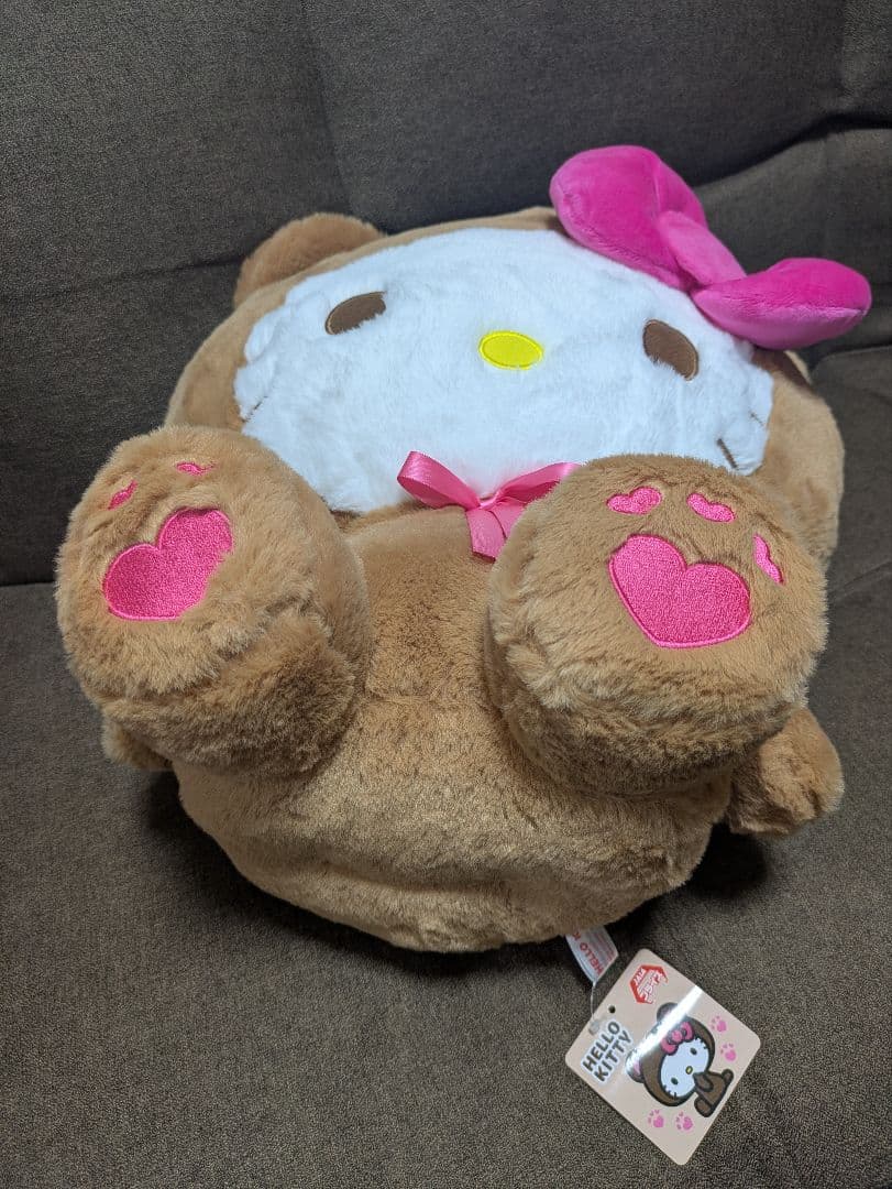 ハローキティ ホワイトベアドールGJ ぬいぐるみ ブラウンベア着ぐるみドールGJ