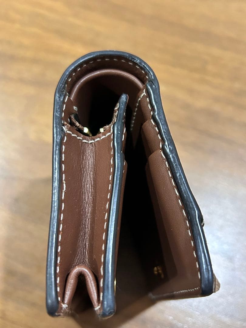 BURBERRY 二つ折り財布 ブラウン チェック柄