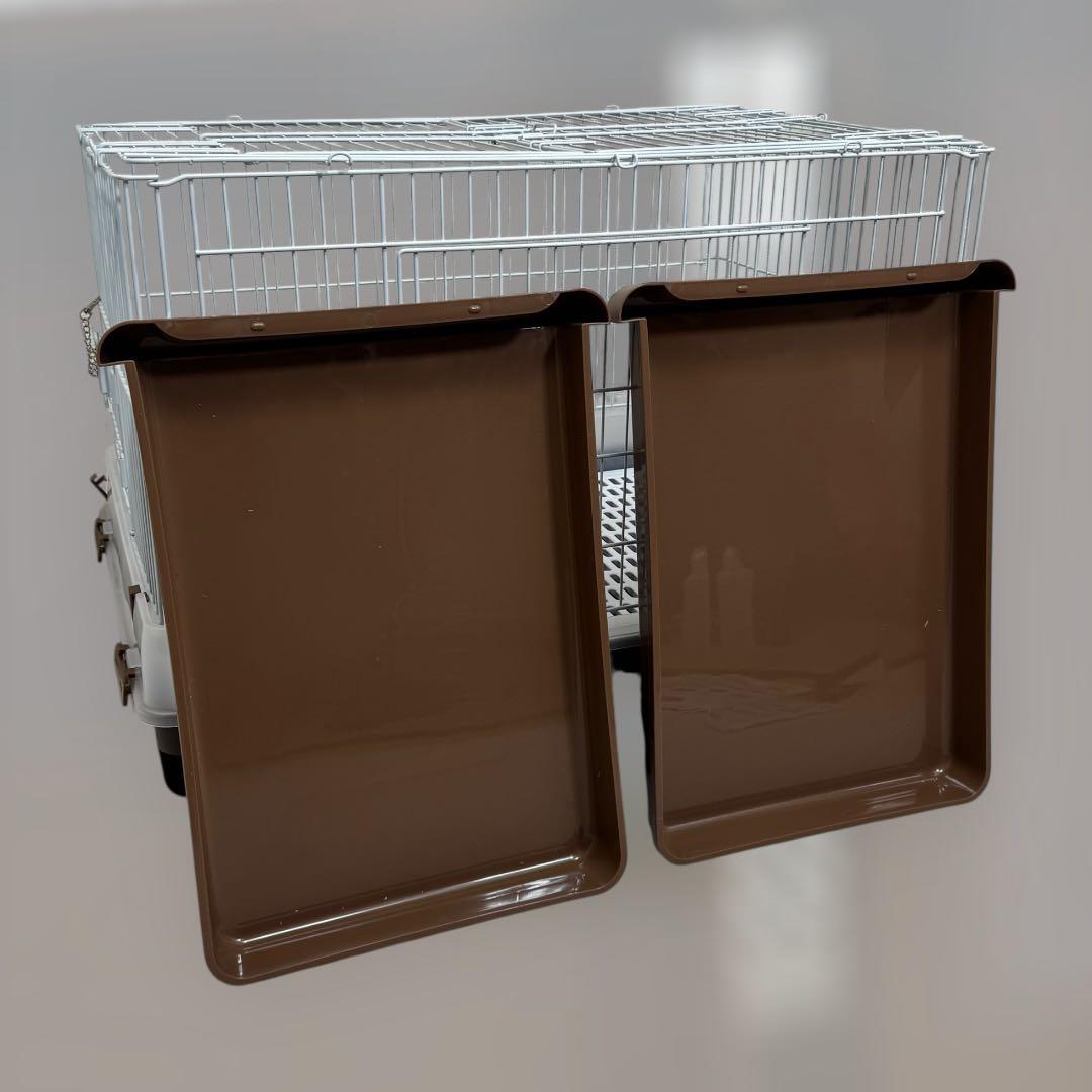 マルカン うさぎのカンタンおそうじケージ ワイドB