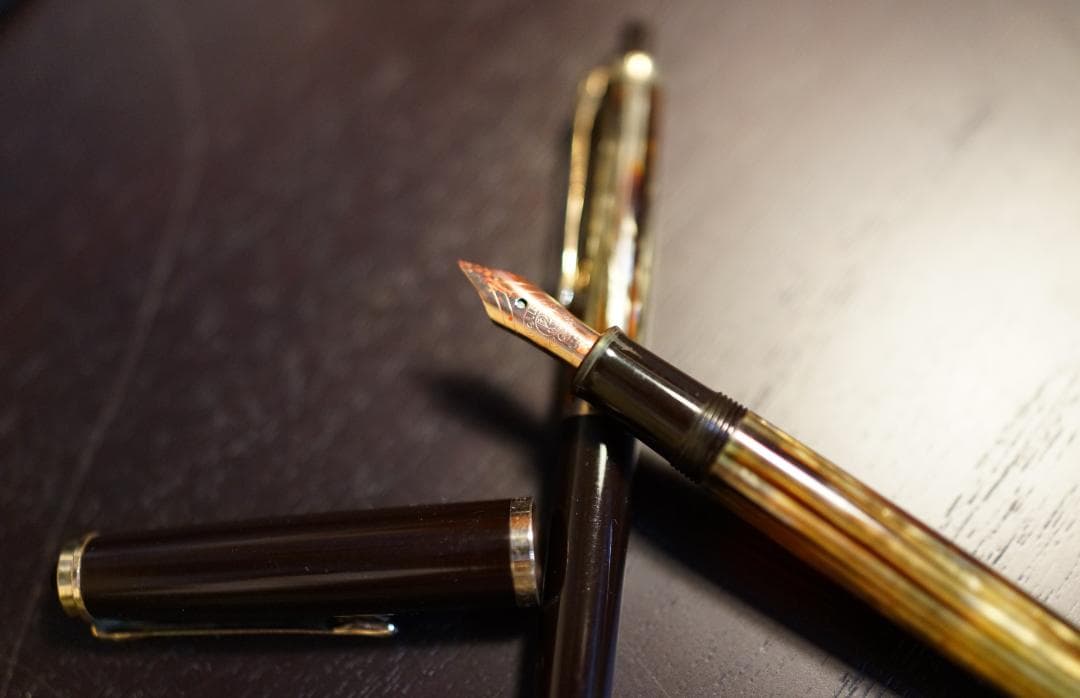 ペリカンヴィンテージ万年筆＆ボールペン１９５９年製　当時物新品ニブに交換済