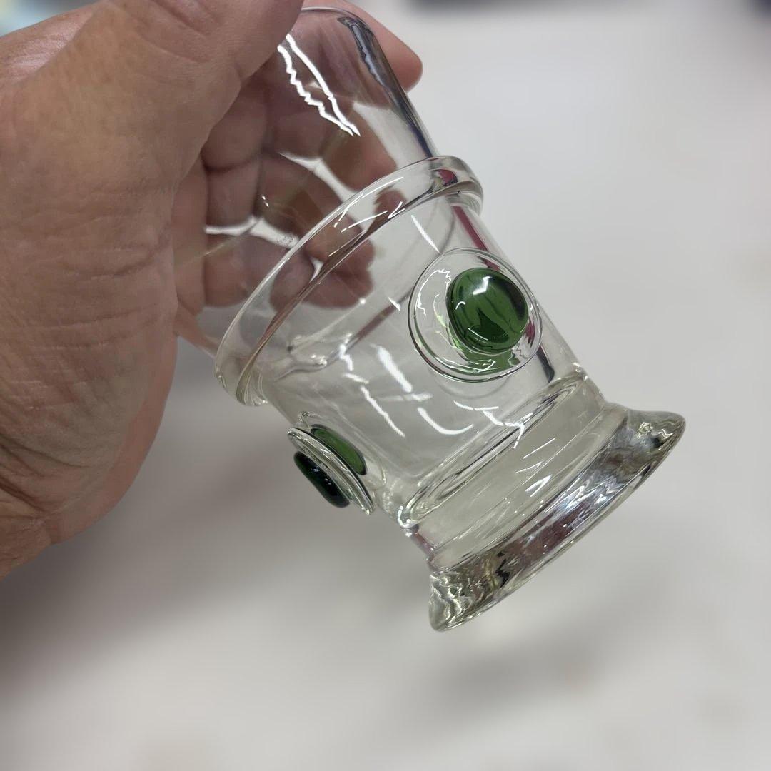 【Y】N10061 舩木倭帆　作　プラントグラス　吹きガラス　Shizu