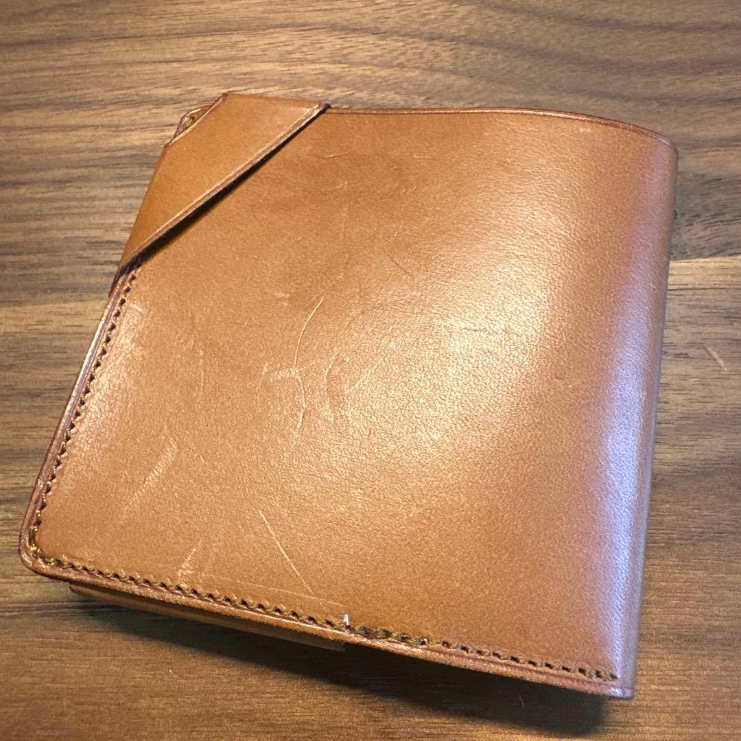 SYRINX Hitoe Fold Liscio ミニマル レザー 財布