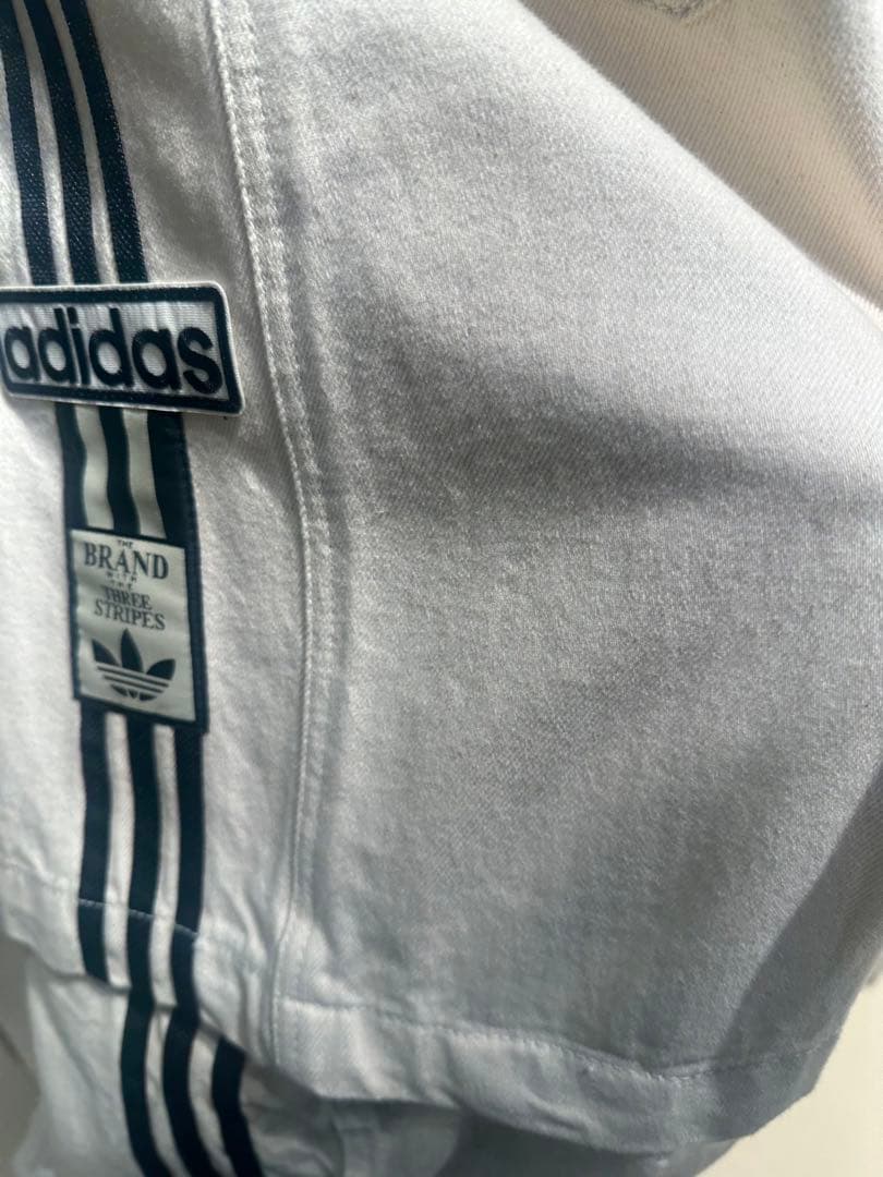 adidas アディブレイク 2-IN-1 デニムパンツ オフホワイト