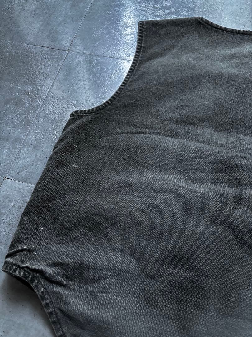 USA製　カーハート　ダックベスト　V13MOS モス　Sサイズ　ヴィンテージ