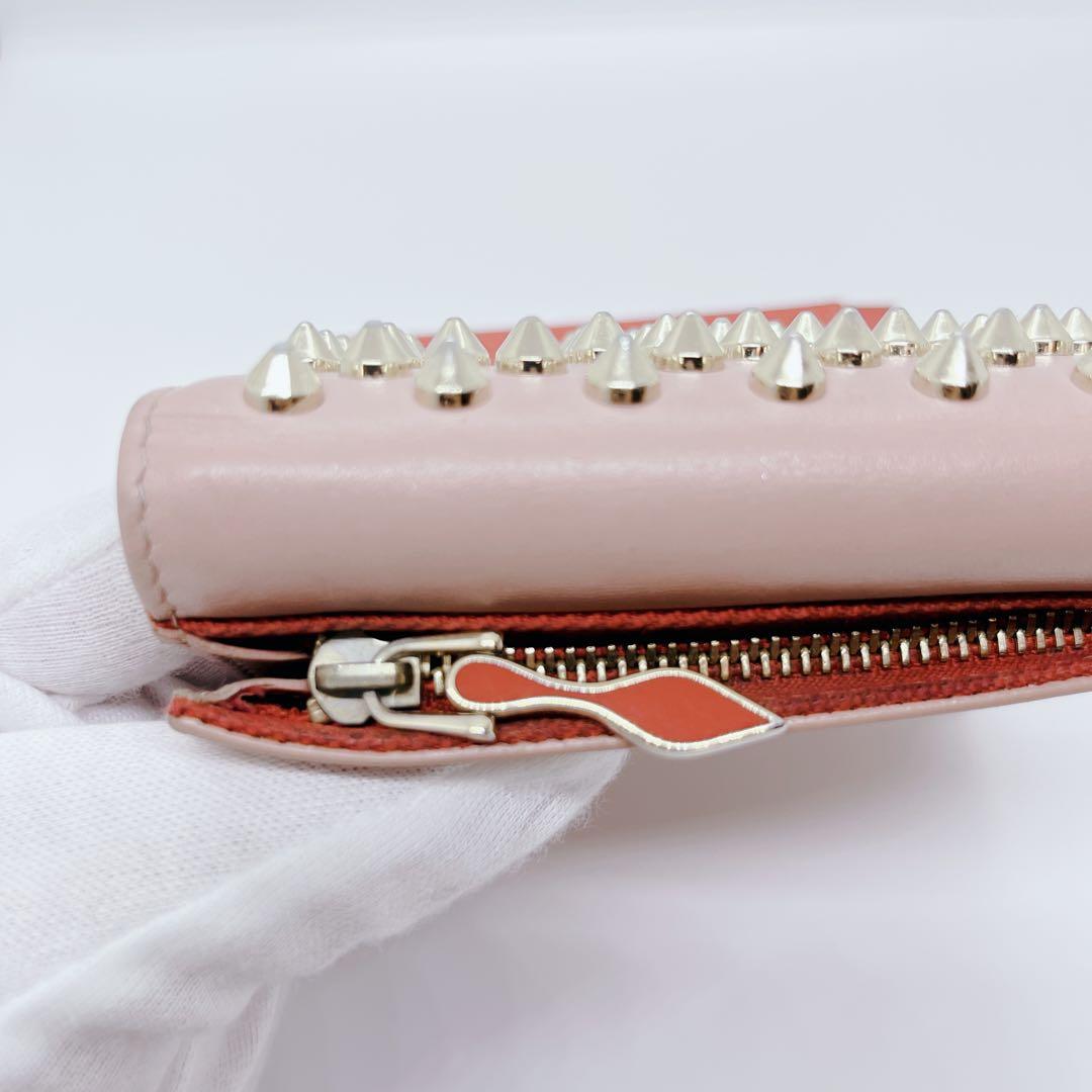 【正規品】Christian Louboutin ルブタン 3つ折り財布 ピンク