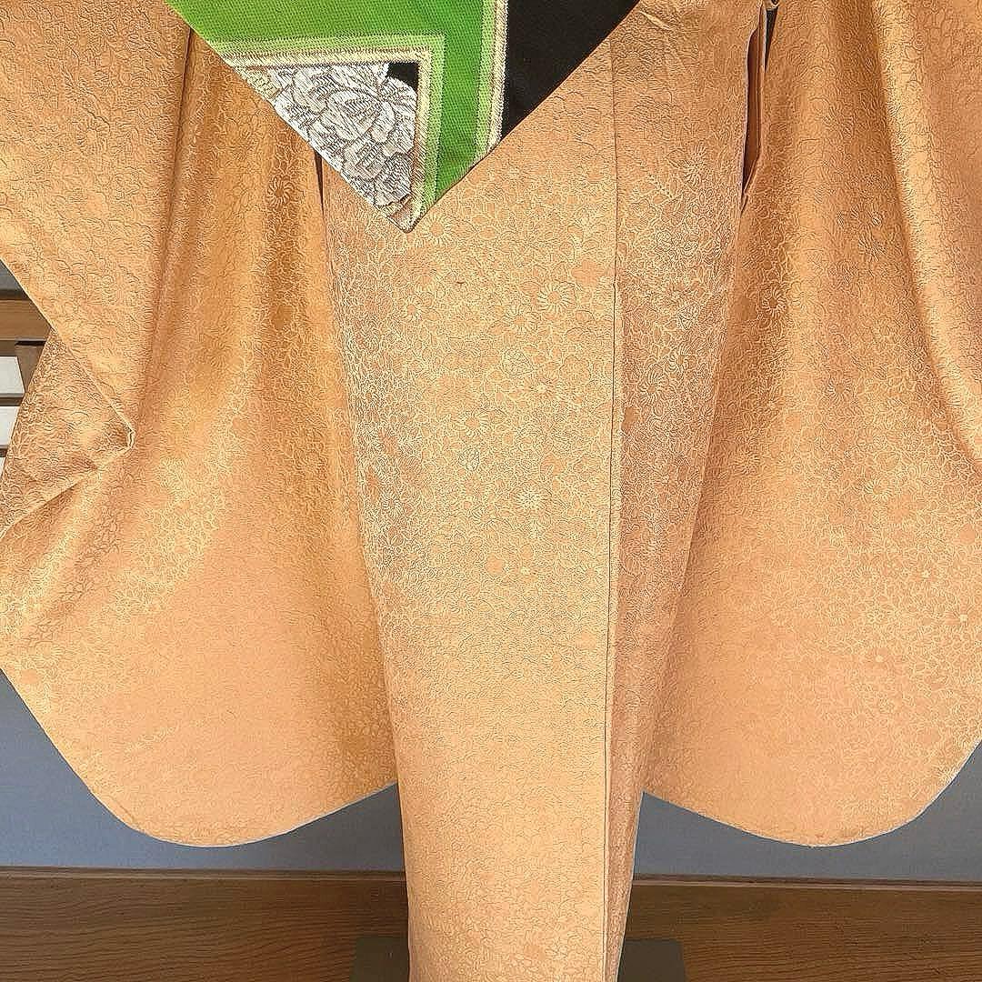 振袖フルセットますいわ屋　手染め　紋意匠　無地　成人式振袖　振袖　裄丈70