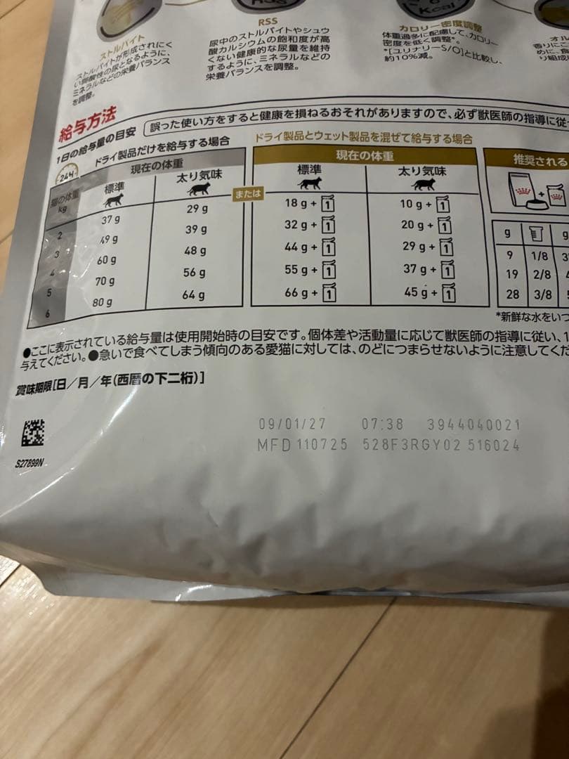  CANIN ユリナリー-S/O 1オルファクトリーライト　4kg