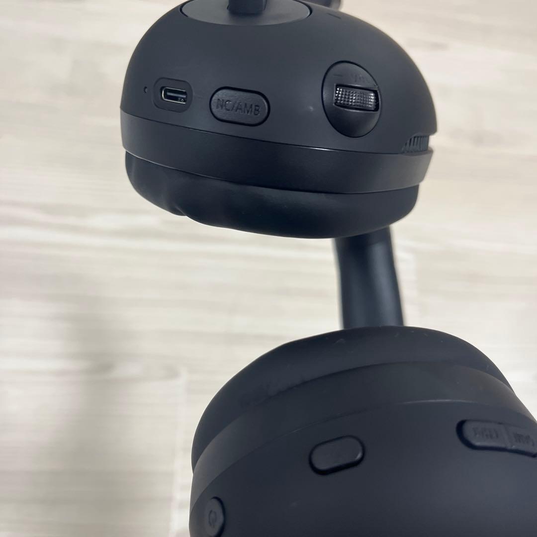 v*r様 ブラック ワイヤレスヘッドホン オーバーイヤー型