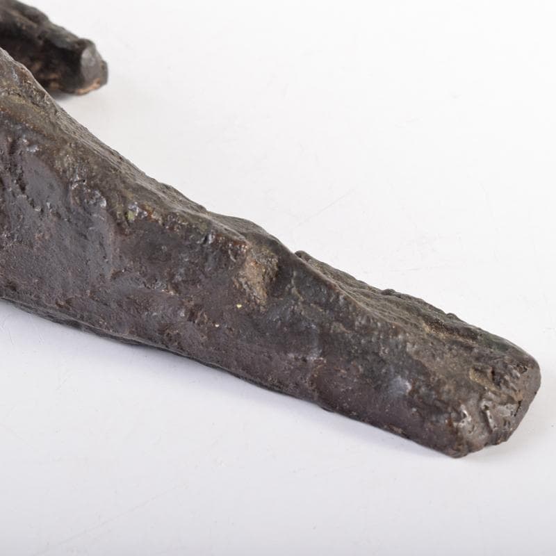 彫刻家　岡本錦朋作　ブロンズ　虎魚　おこぜ　置物　M　R7846