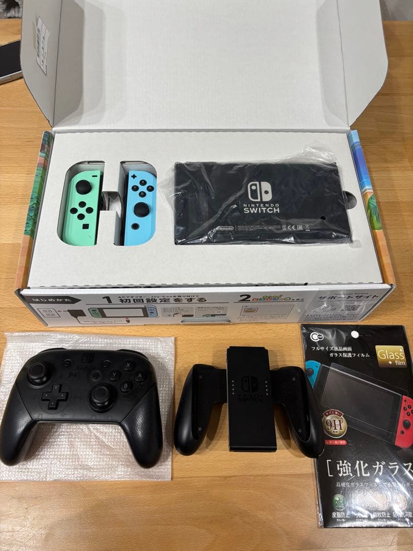 お*可様 Nintendo Switch あつ森デザイン 本体