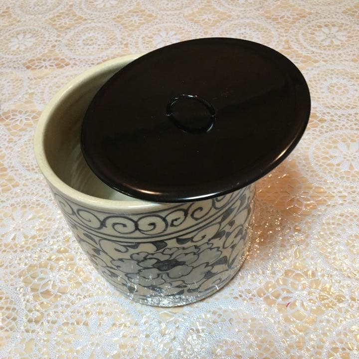 茶道具 水指 安南風 水指 直径約147ミリ 高さ約1 45ミリ N688