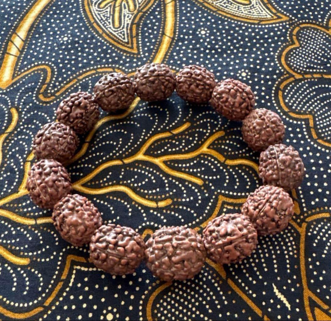 ✰︎‪ 琥珀 ✰ ✰︎ ルドラクシャマーラー　トップ13ムキ