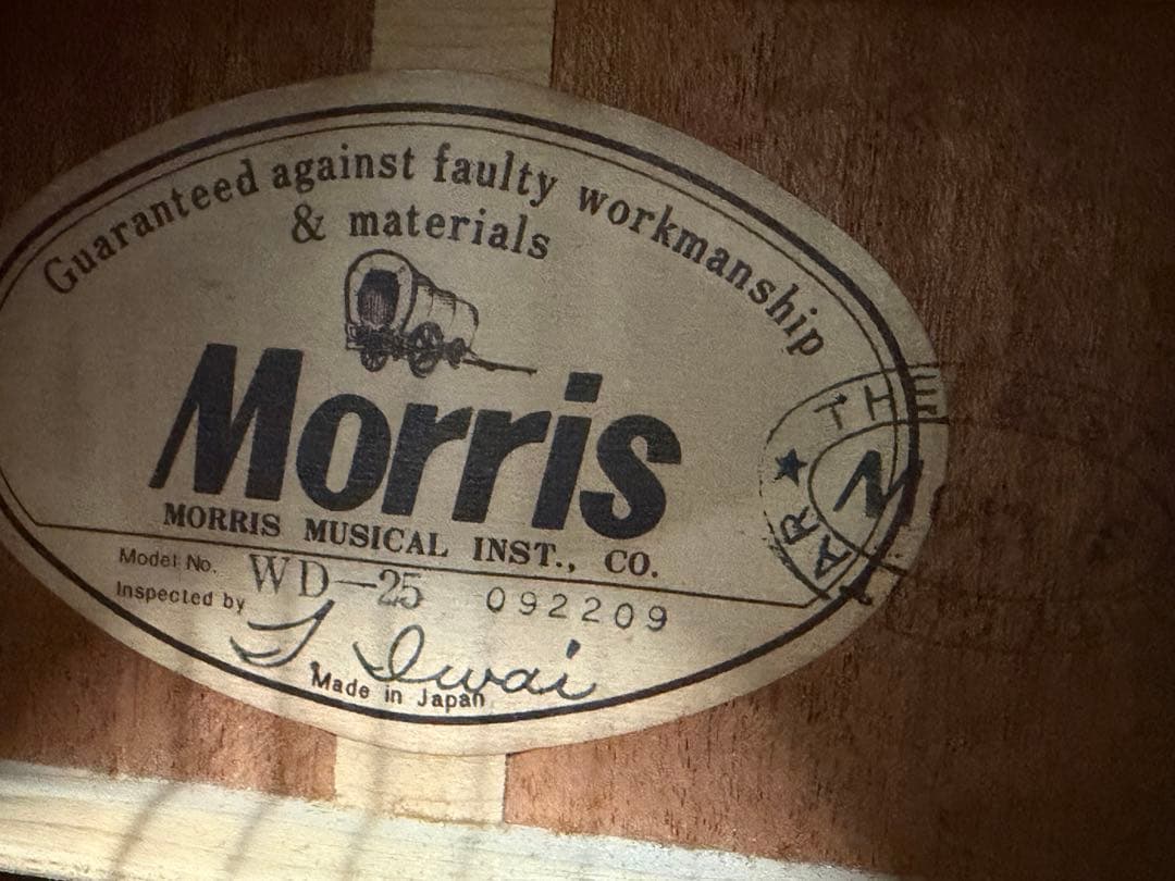 MORRIS ハミングバードDOVE WD−25 チェリーサンバースト