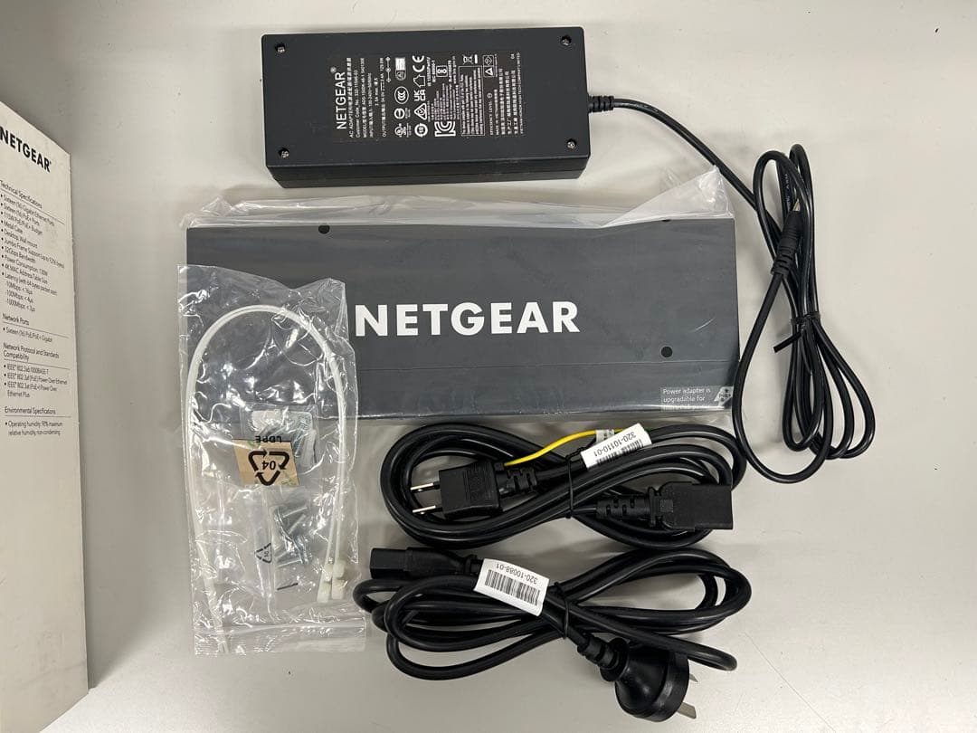 NETGEARスイッチングハブ 16ポート1G PoE+115W,GS316P