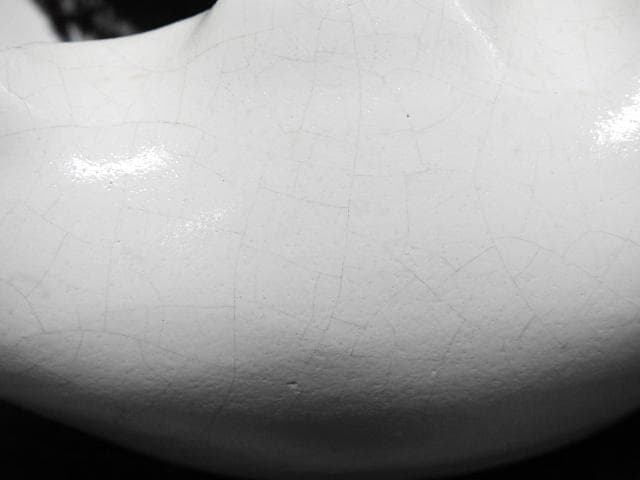 清水卯一　二彩灰皿　共箱　MA１５６