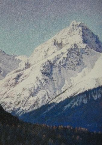 芦田芳生、【湖上雪嶺】