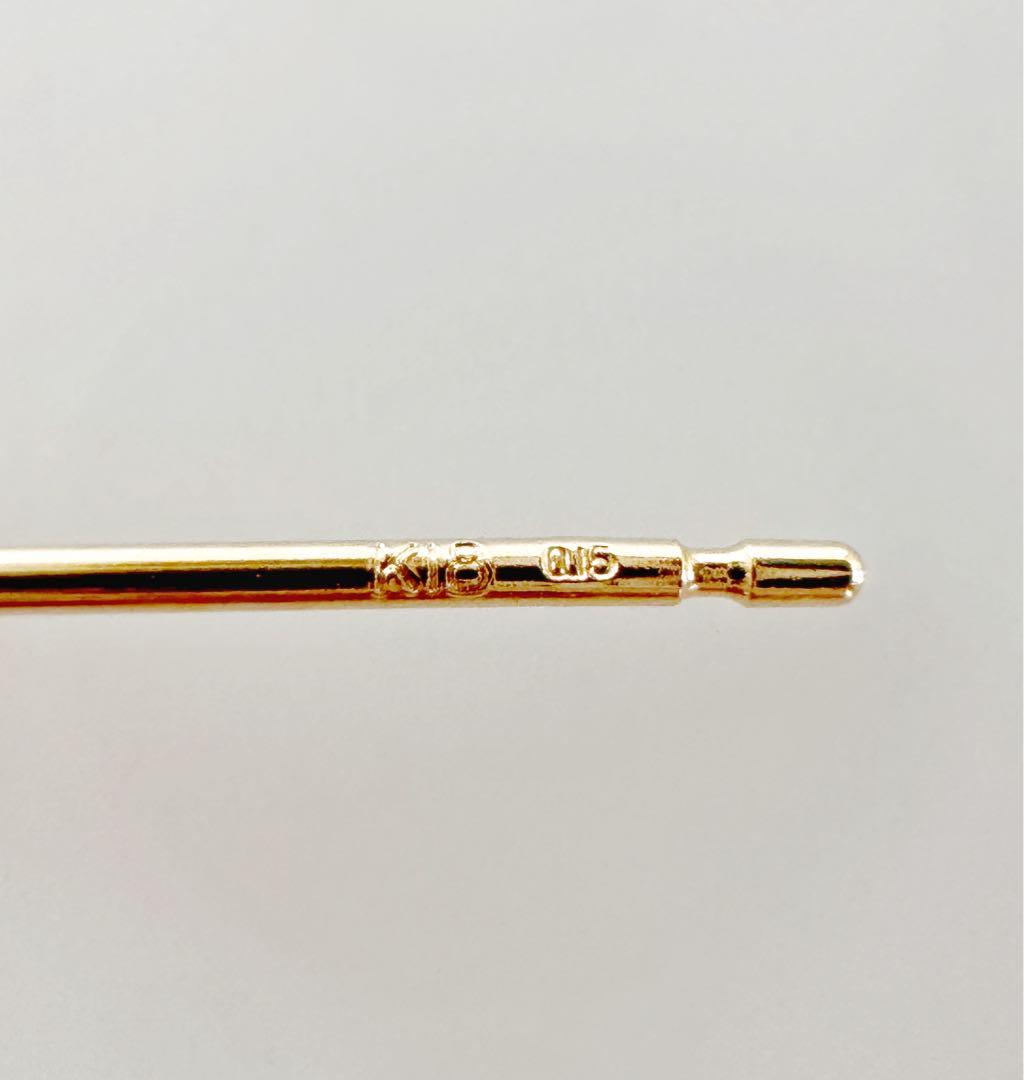 K18 ブラックダイヤ0.30ct ピアス！