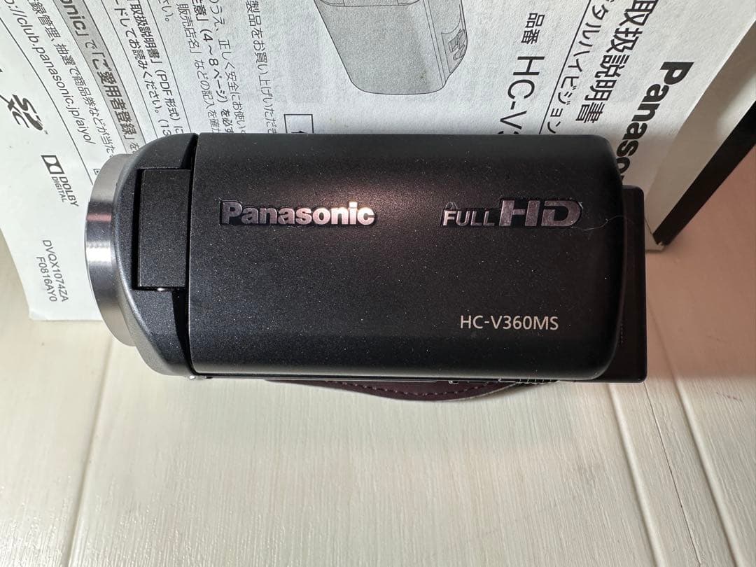Panasonic HC-V360MS フルHD ビデオカメラ　美品