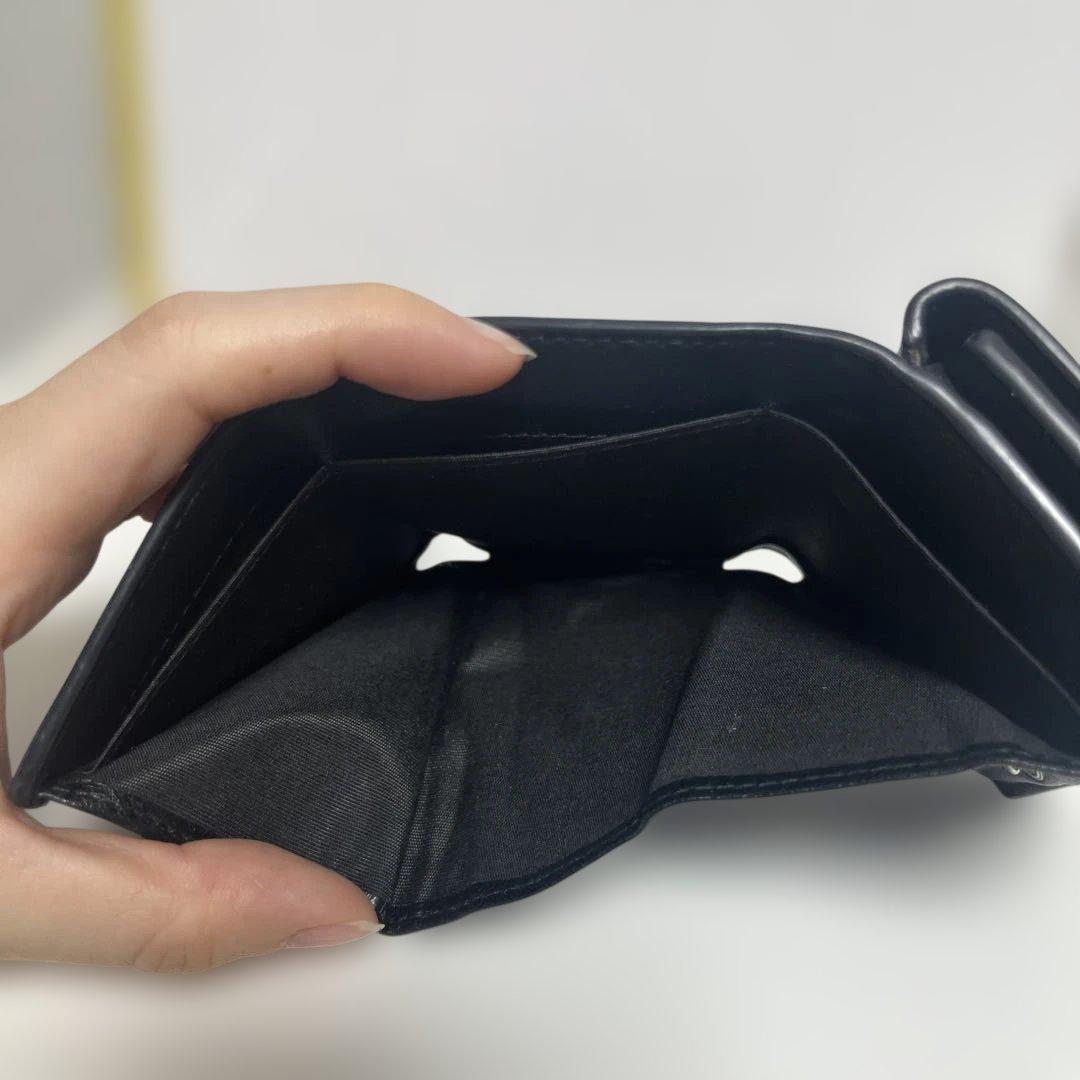 BALENCIAGA ネイビー 三つ折り財布