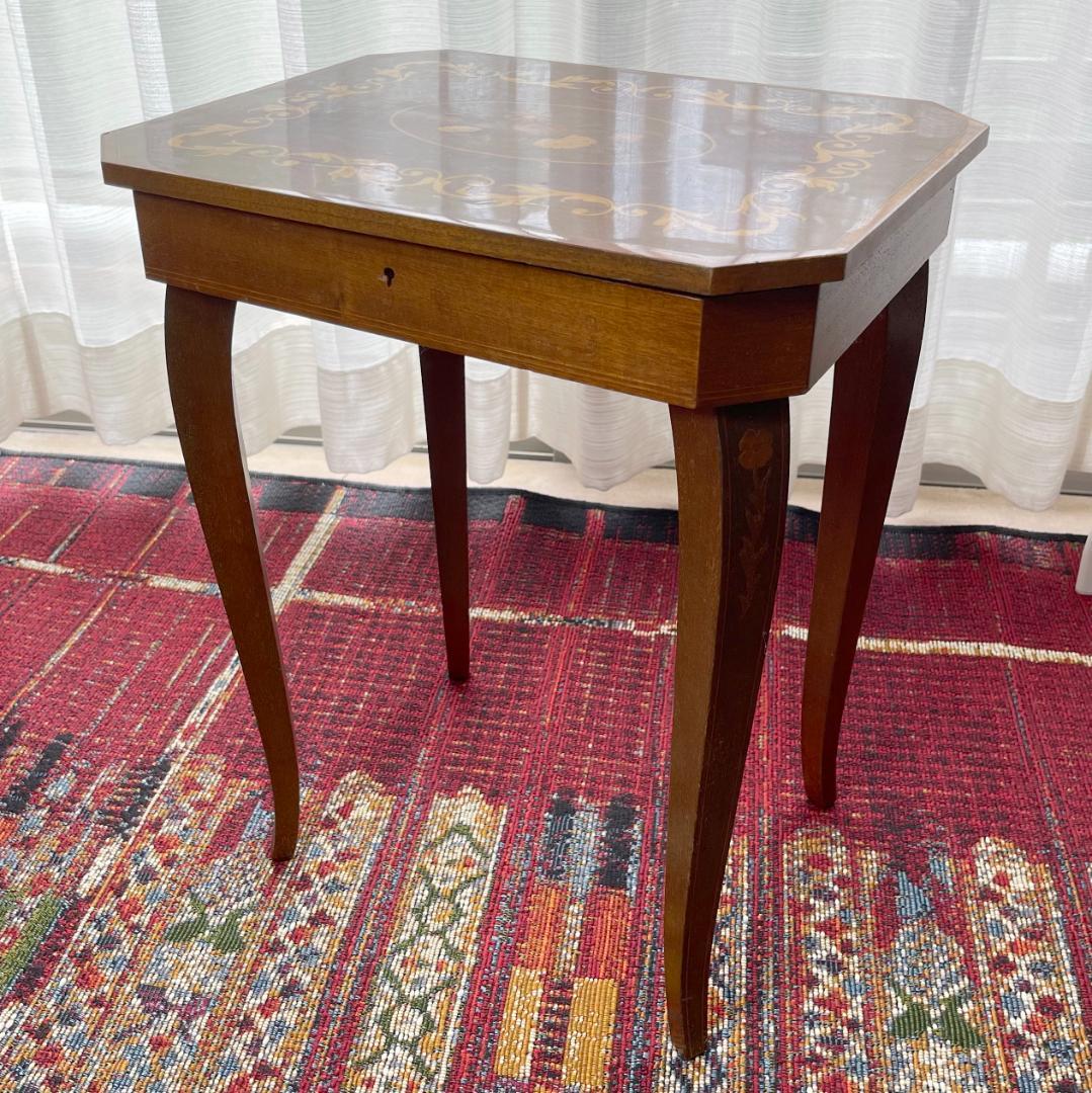 k*e様 REUGE イタリア製 オルゴール付き コンソールテーブル サイドテー