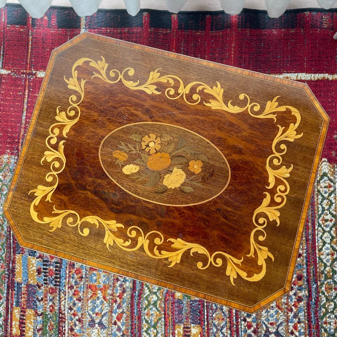 k*e様 REUGE イタリア製 オルゴール付き コンソールテーブル サイドテー