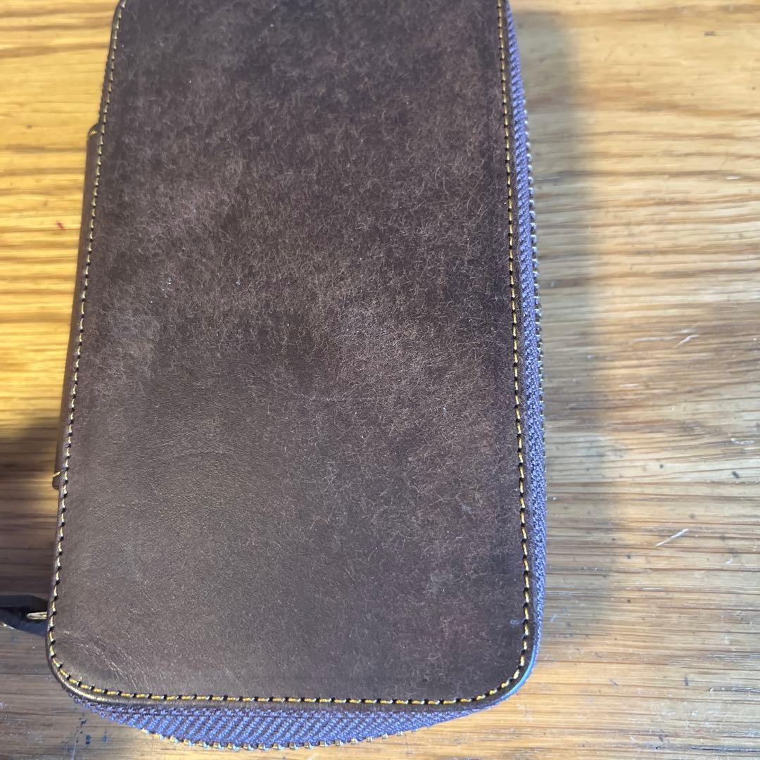 バハギア&クラフト ラウンドジップペンケース 10本挿し