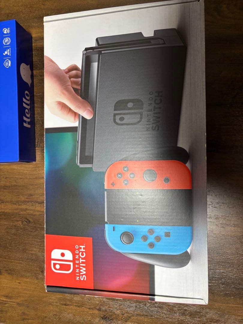 極美品Nintendo Switch ネオンレッド/ネオンブルー 本体