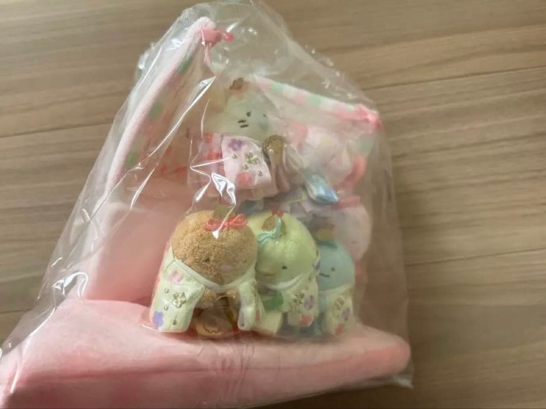 雛人形セット すみっこぐらし　受注　ひな祭りぬいぐるみセット