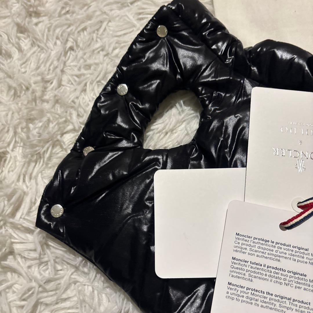 MONCLER & Poldo 犬服 ダウンジャケット 黒