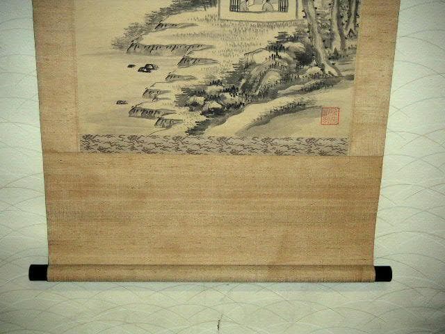 ♥掛軸　山水図　成木 星洲 　掛け軸　骨董品