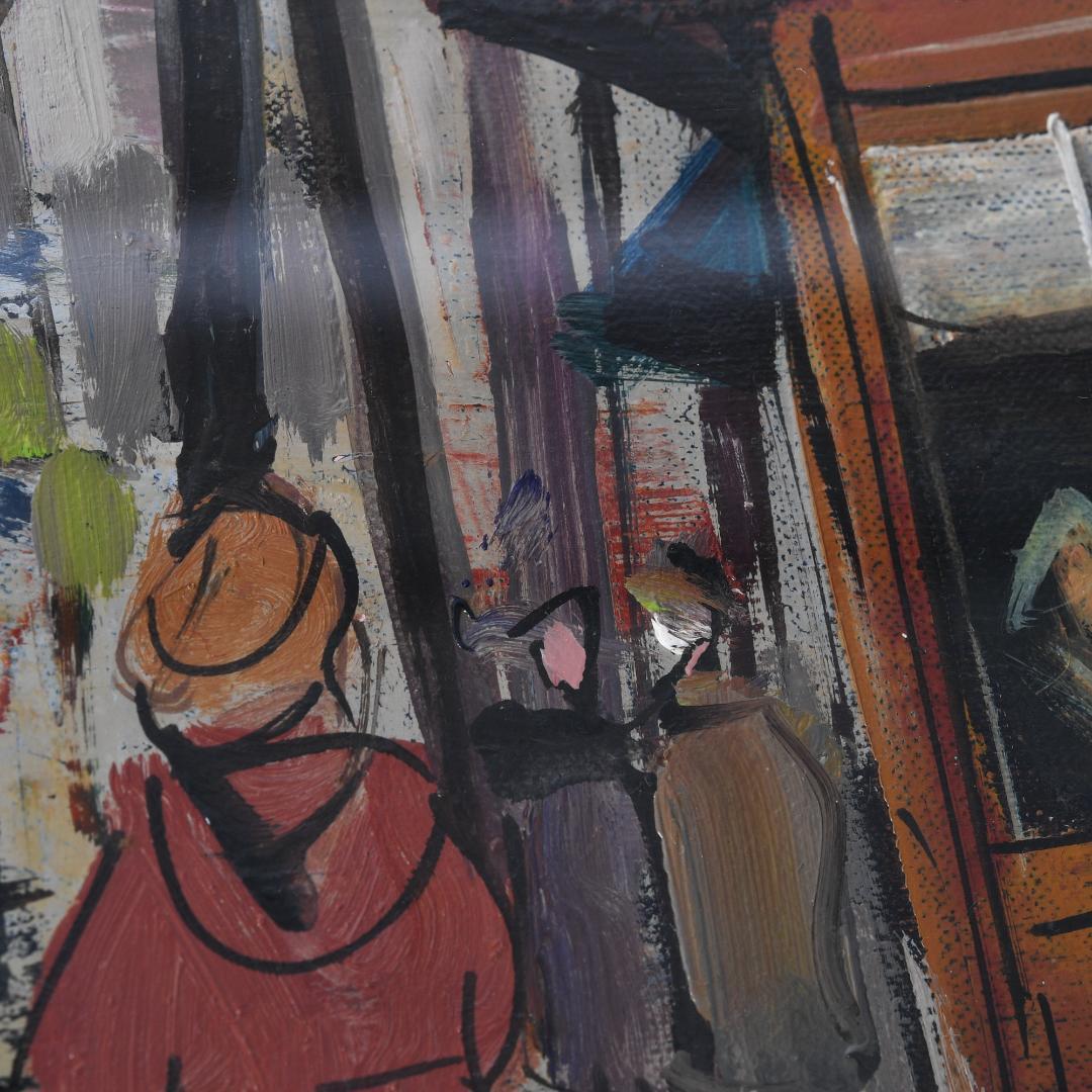 h*u様 【模写】増田誠 「パリー ブルーヴァル ヴォルテール」 油彩 6F