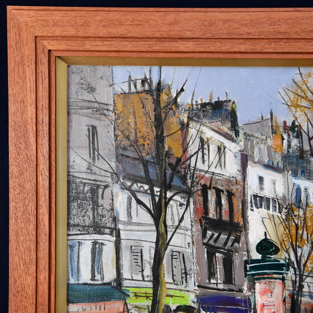 h*u様 【模写】増田誠 「パリー ブルーヴァル ヴォルテール」 油彩 6F