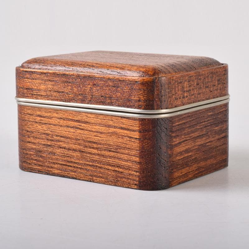 茶道具　輪島塗　岡本陽斎作　田子の浦蒔絵　香合　共箱　V　7405