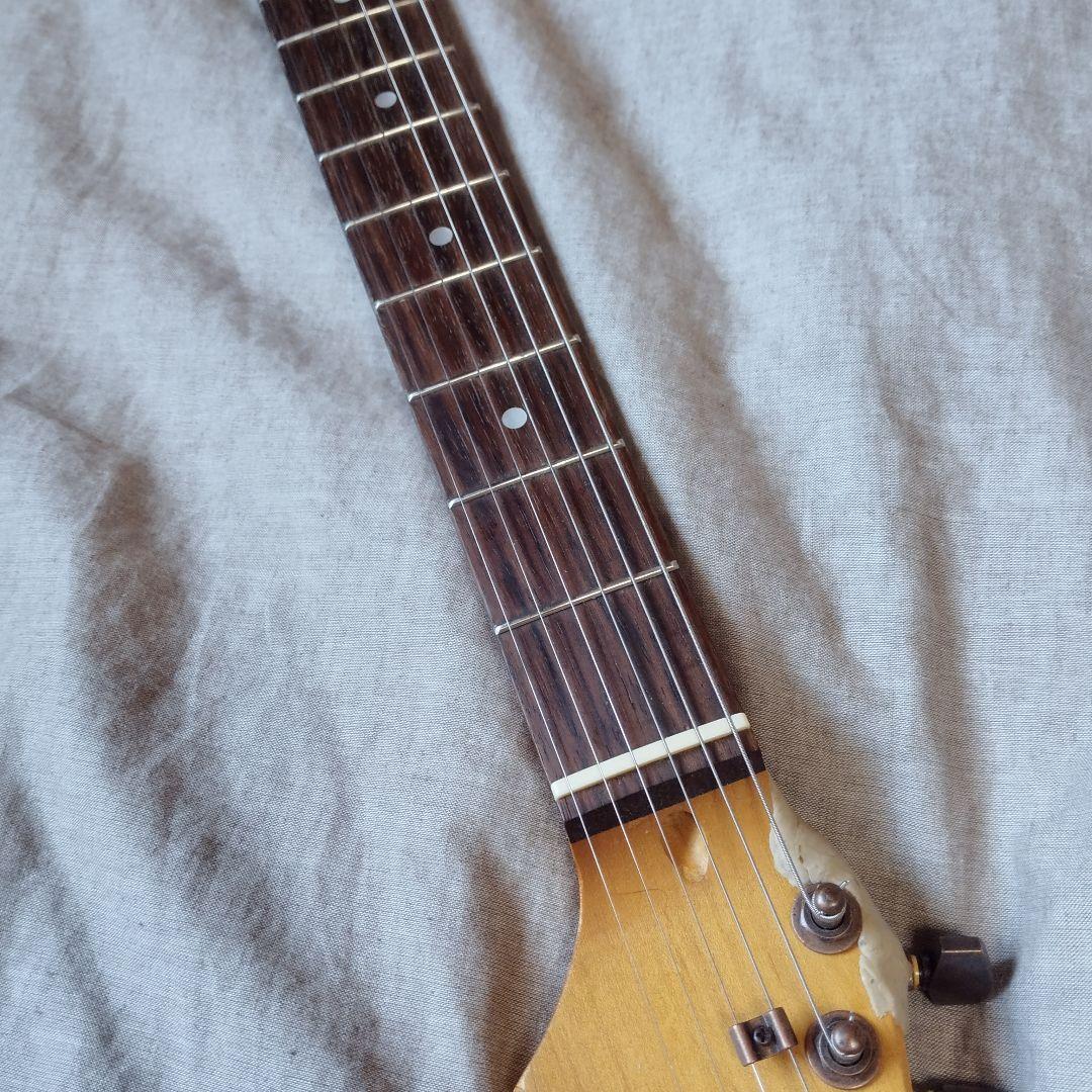 AXL guitars AZ820 6弦周りヘッド割れ修理　アルニコP90