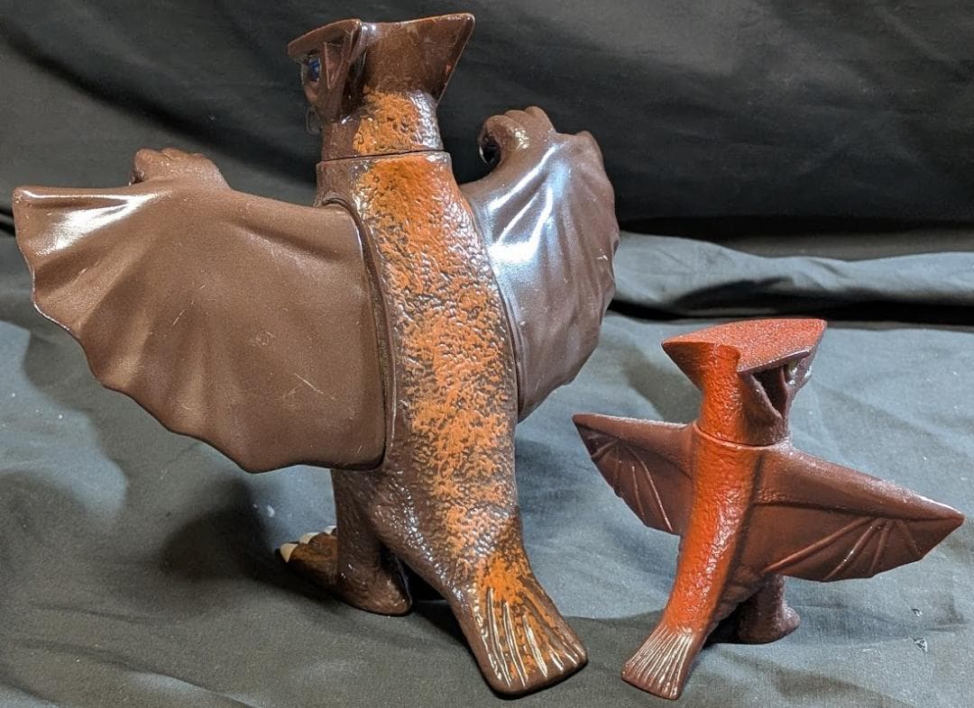 ギャオス 昭和ガメラ対戦怪獣（日東復刻）スタンダード＆ミドル ソフビフィギュア