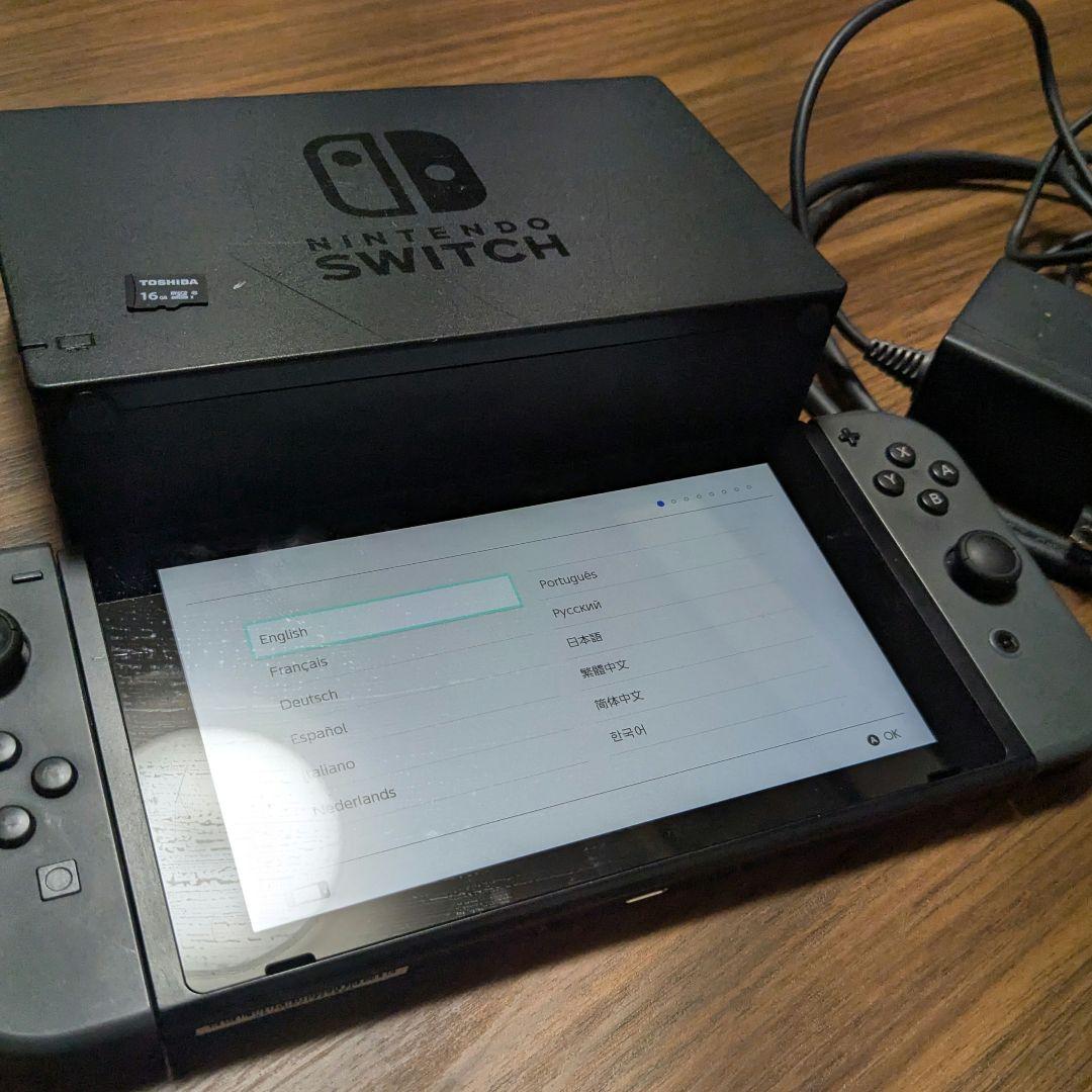 Nintendo switch 本体 MicroSD 16GB ドック ケーブル