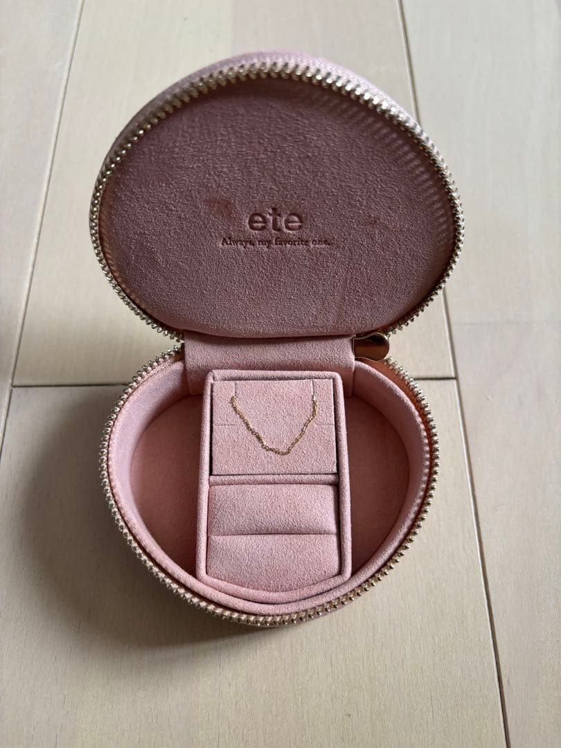 ete K18YG ミラーカットチェーン ネックレス 美品