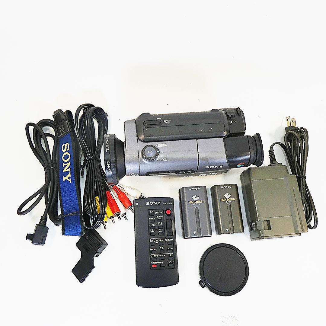 美品・動作良好 Hi8ソニー CCD-TR3　8ミリビデオカメラ DVD化に最適