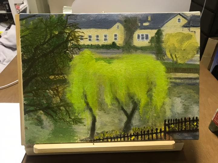 油絵 イギリス風景