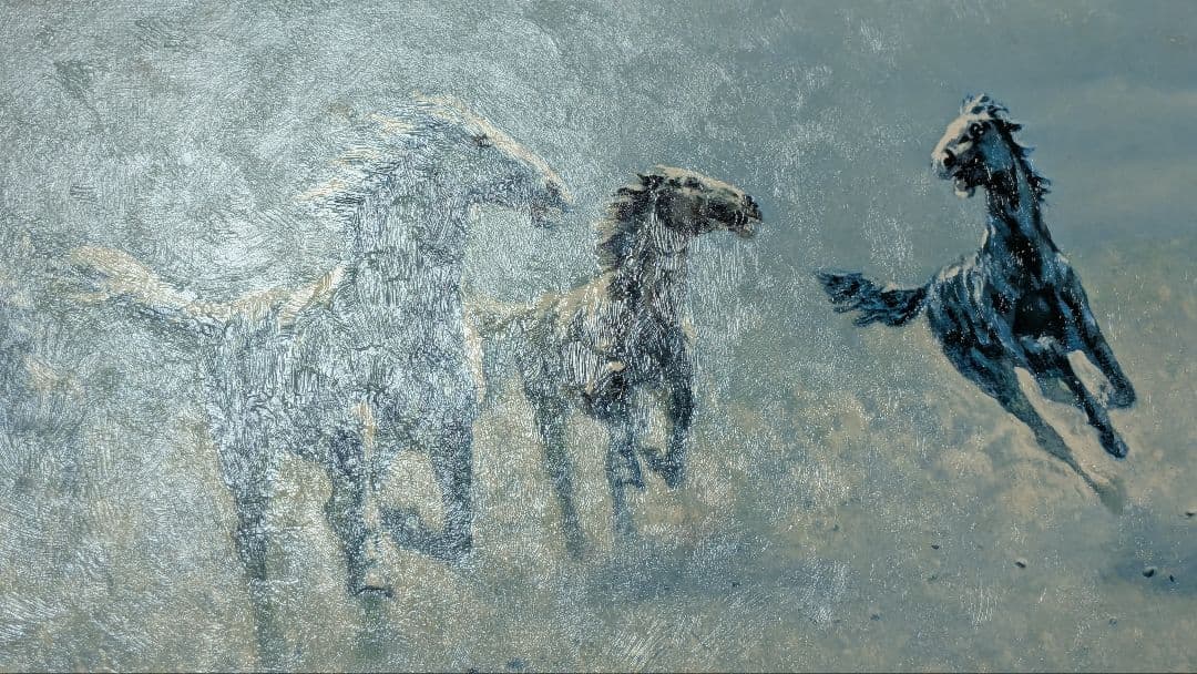 【立体複製名画】荒野の群馬（アルボ）